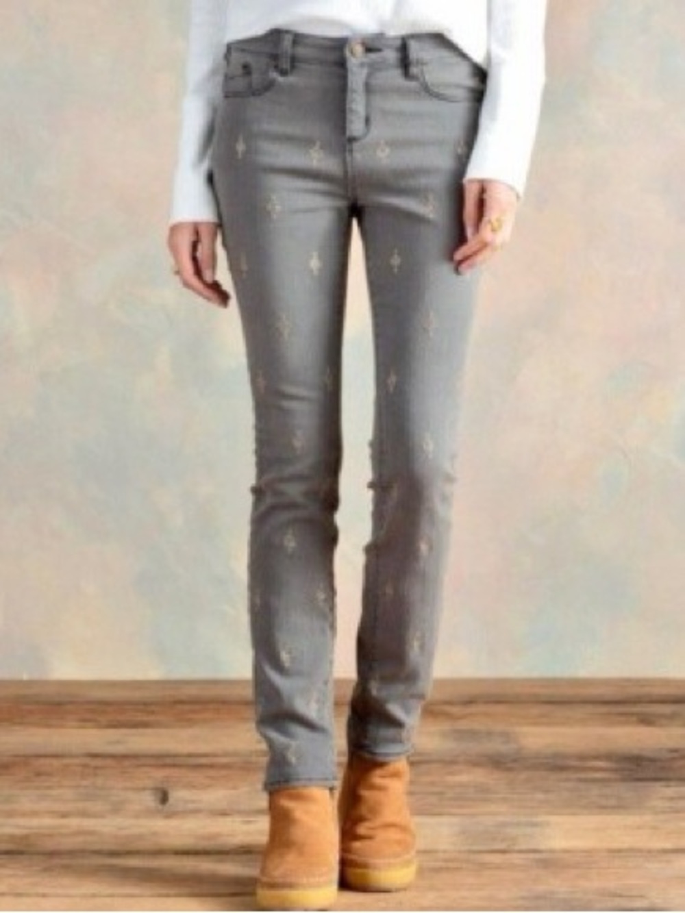 Sundance Primrose Gray Jeans Size 28